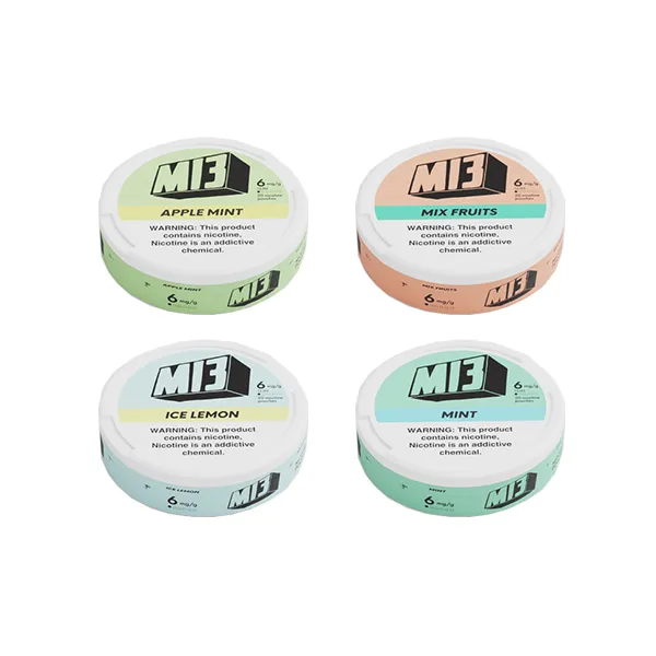 6mg MI3 Nicotine Pouches - 20 Pouches