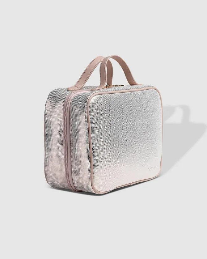 BABY EMMA COSMETIC CASE METALLIC NUDE