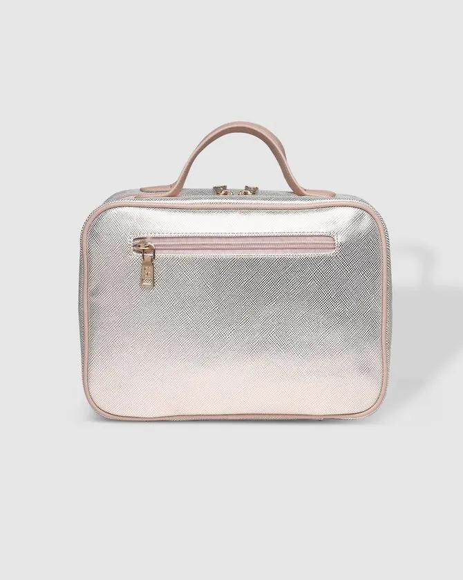 BABY EMMA COSMETIC CASE METALLIC NUDE