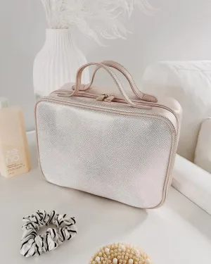 BABY EMMA COSMETIC CASE METALLIC NUDE