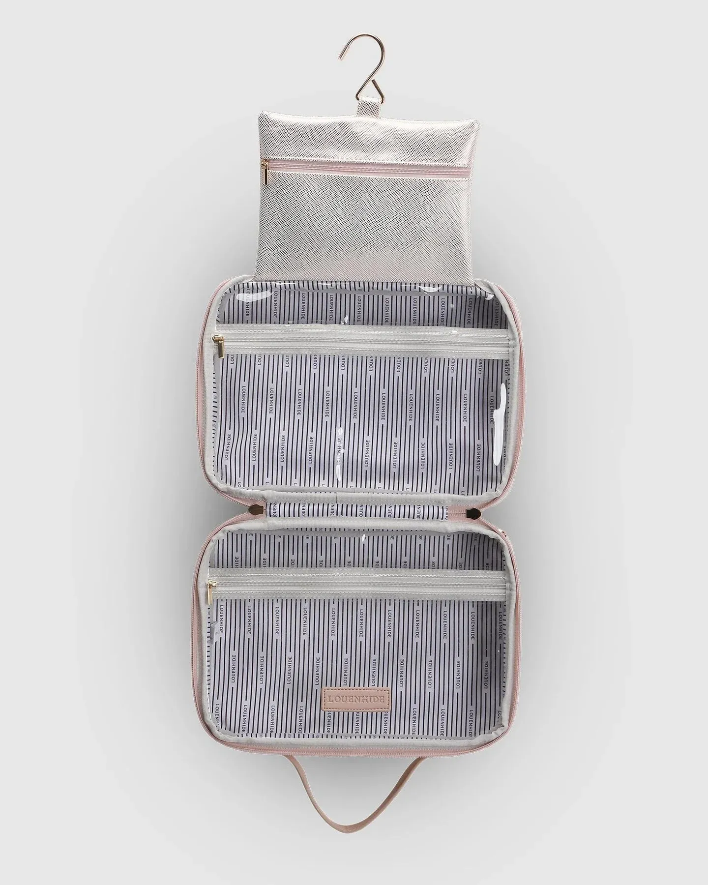 BABY EMMA COSMETIC CASE METALLIC NUDE