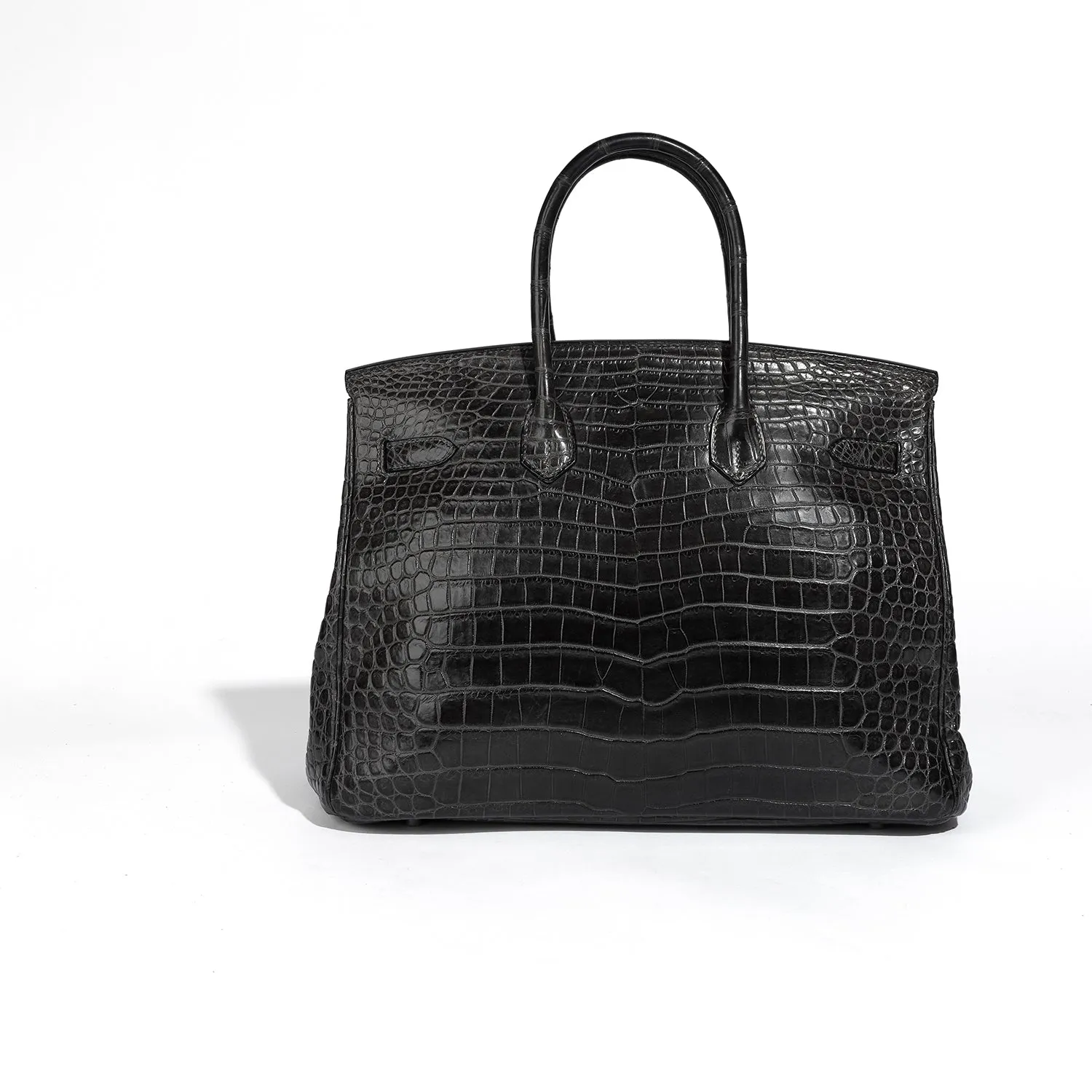 Birkin 35 Grey PHW