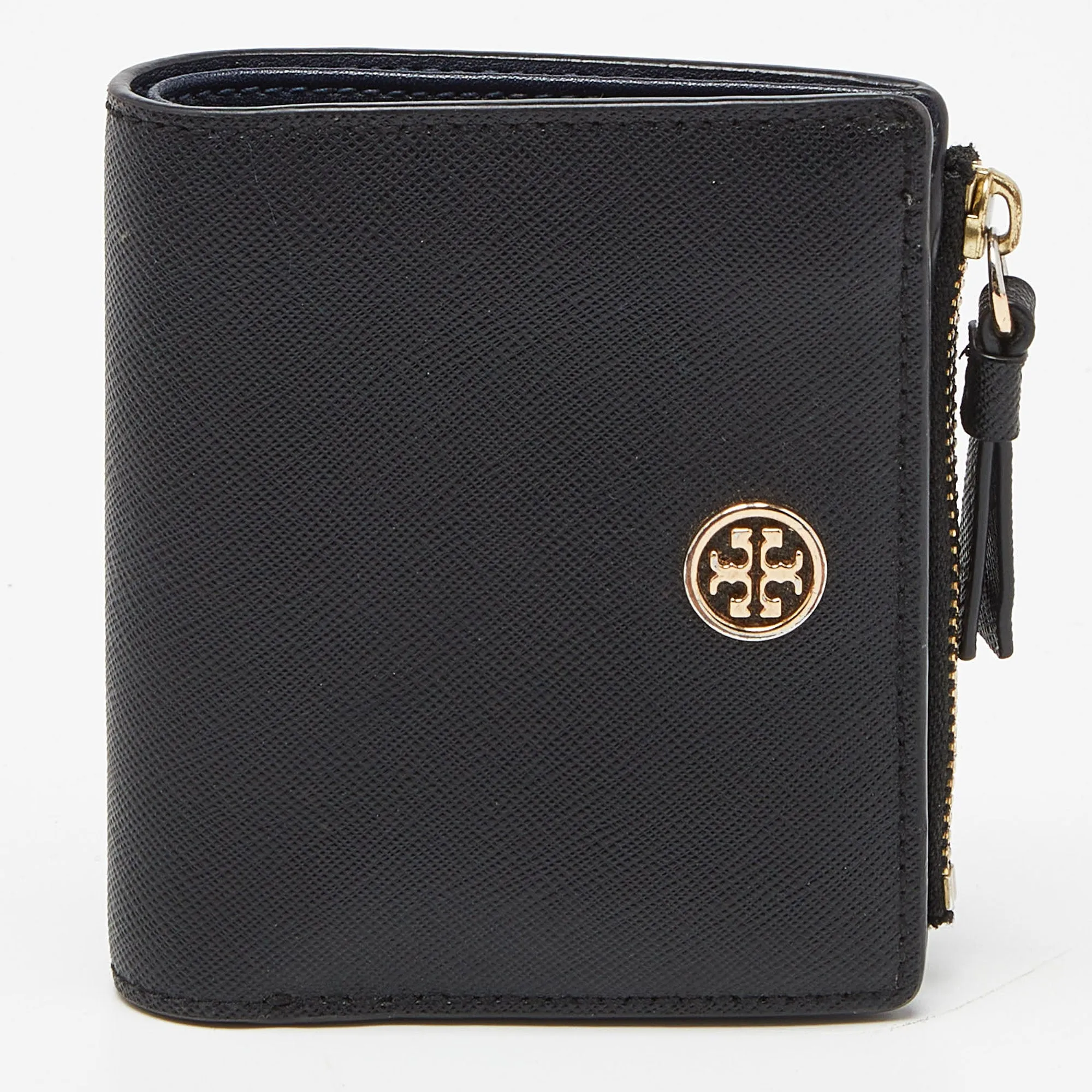 Black Leather Robinson Bifold Wallet