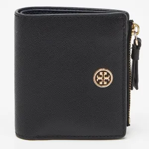 Black Leather Robinson Bifold Wallet