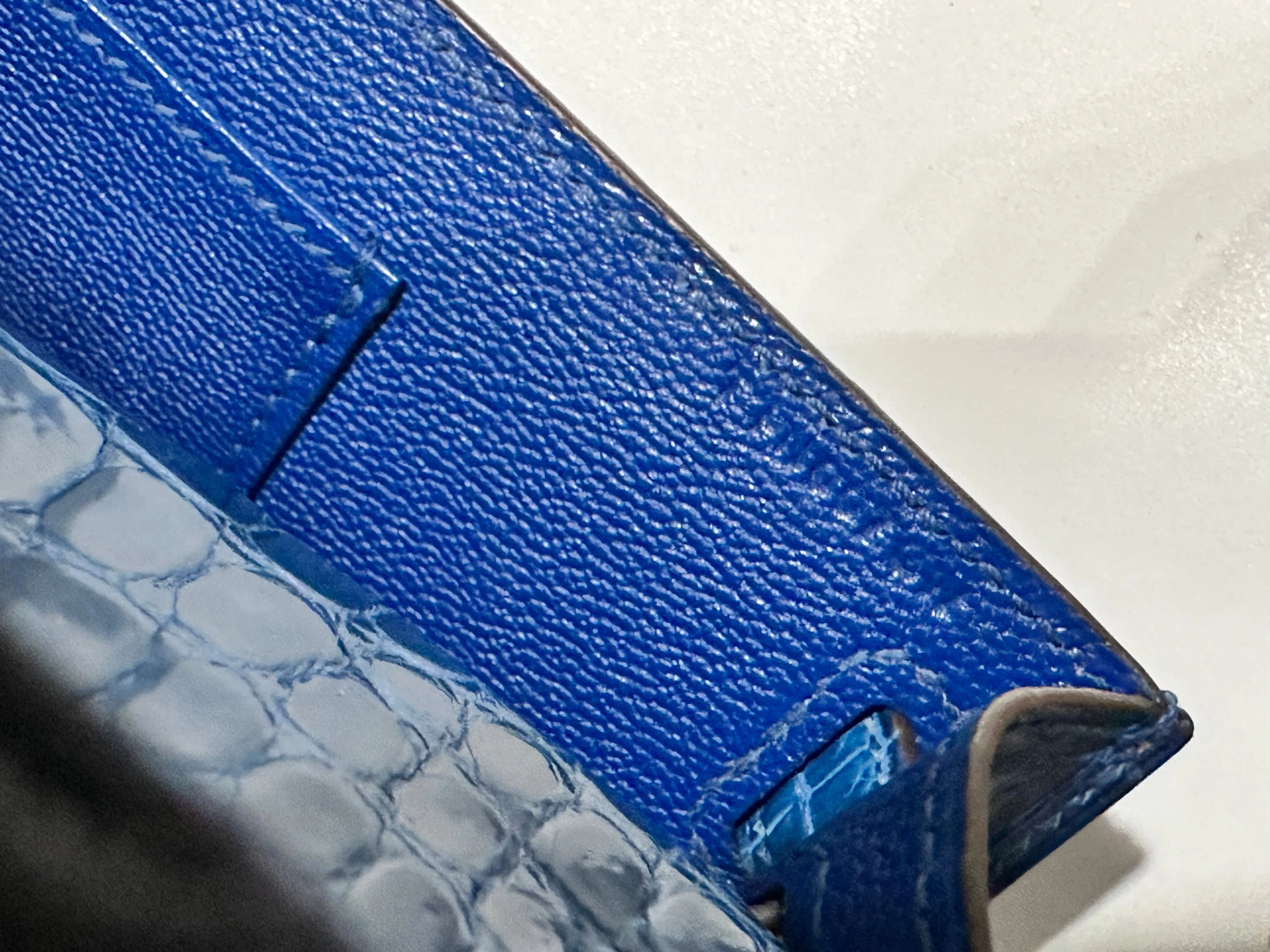 Blue Kelly Cut with Diamonds