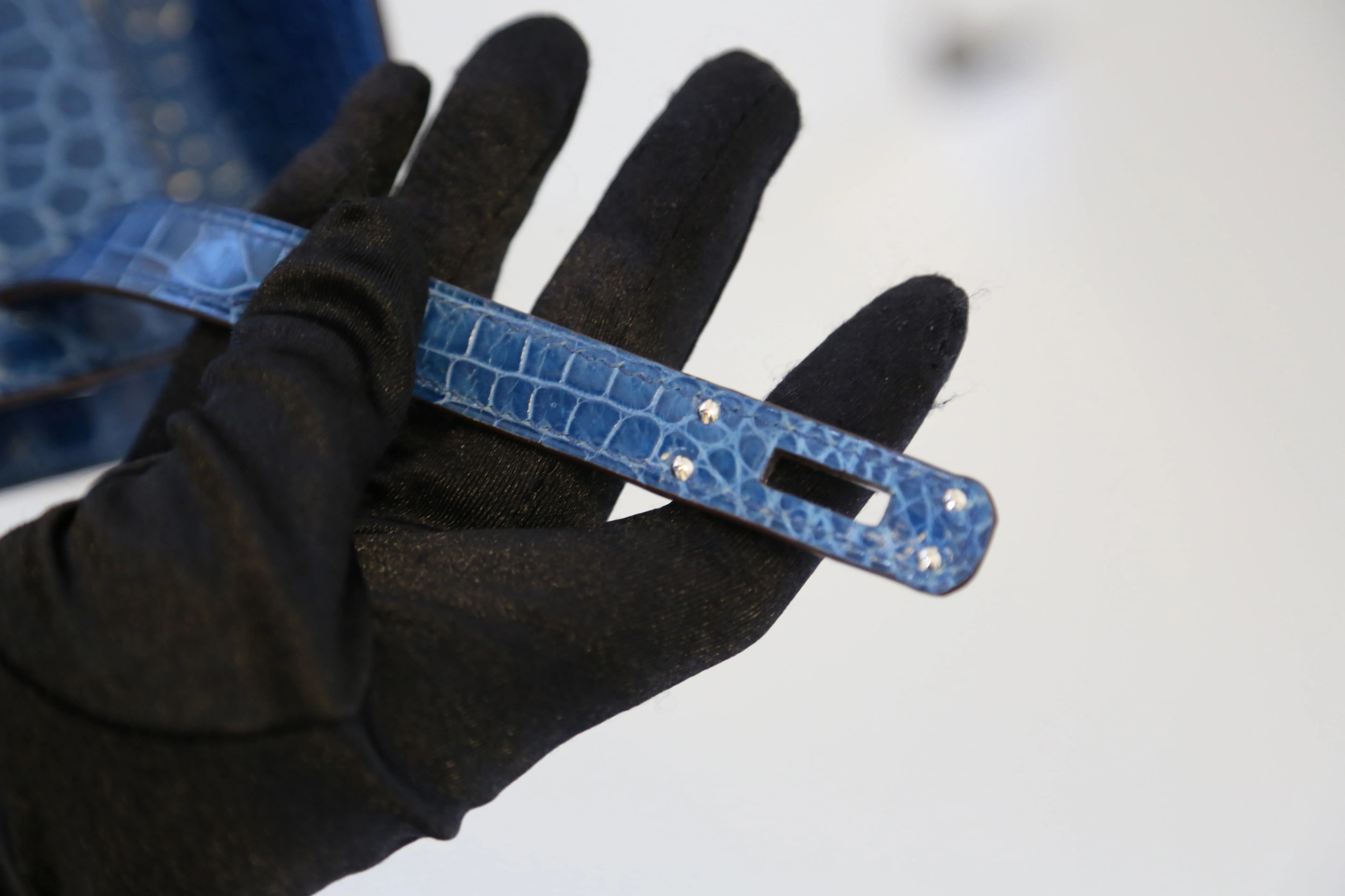 Blue Kelly Cut with Diamonds