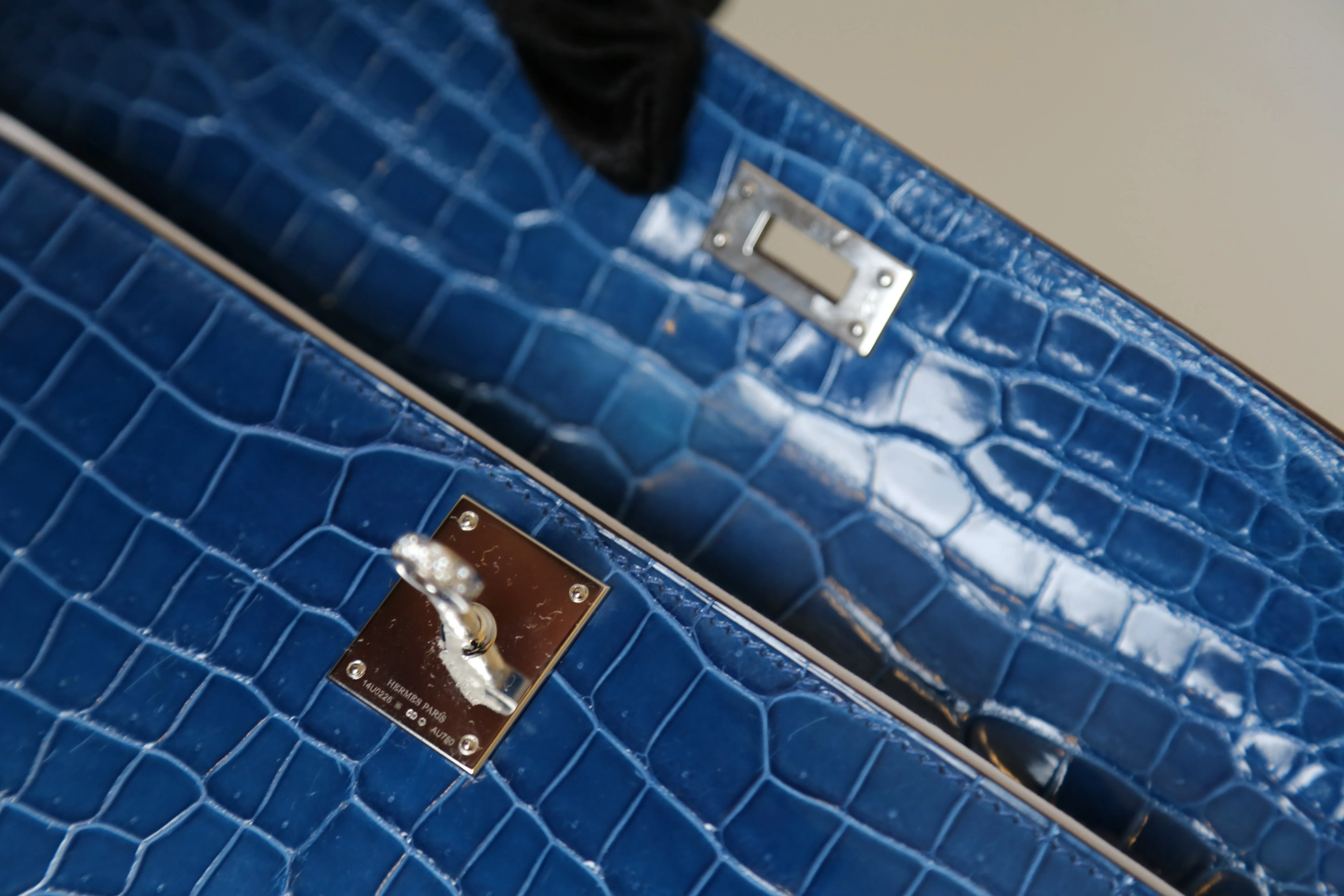Blue Kelly Cut with Diamonds