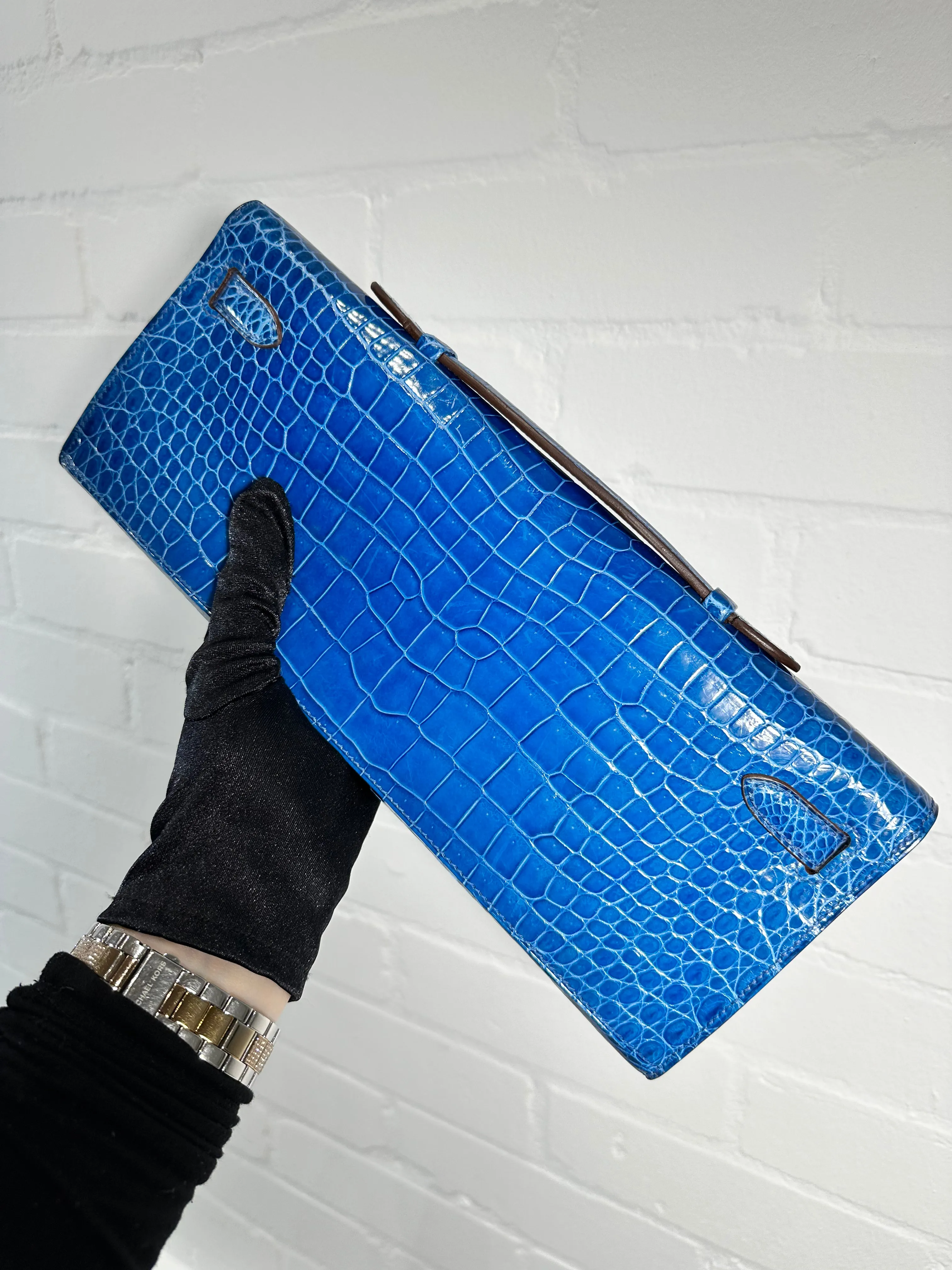 Blue Kelly Cut with Diamonds