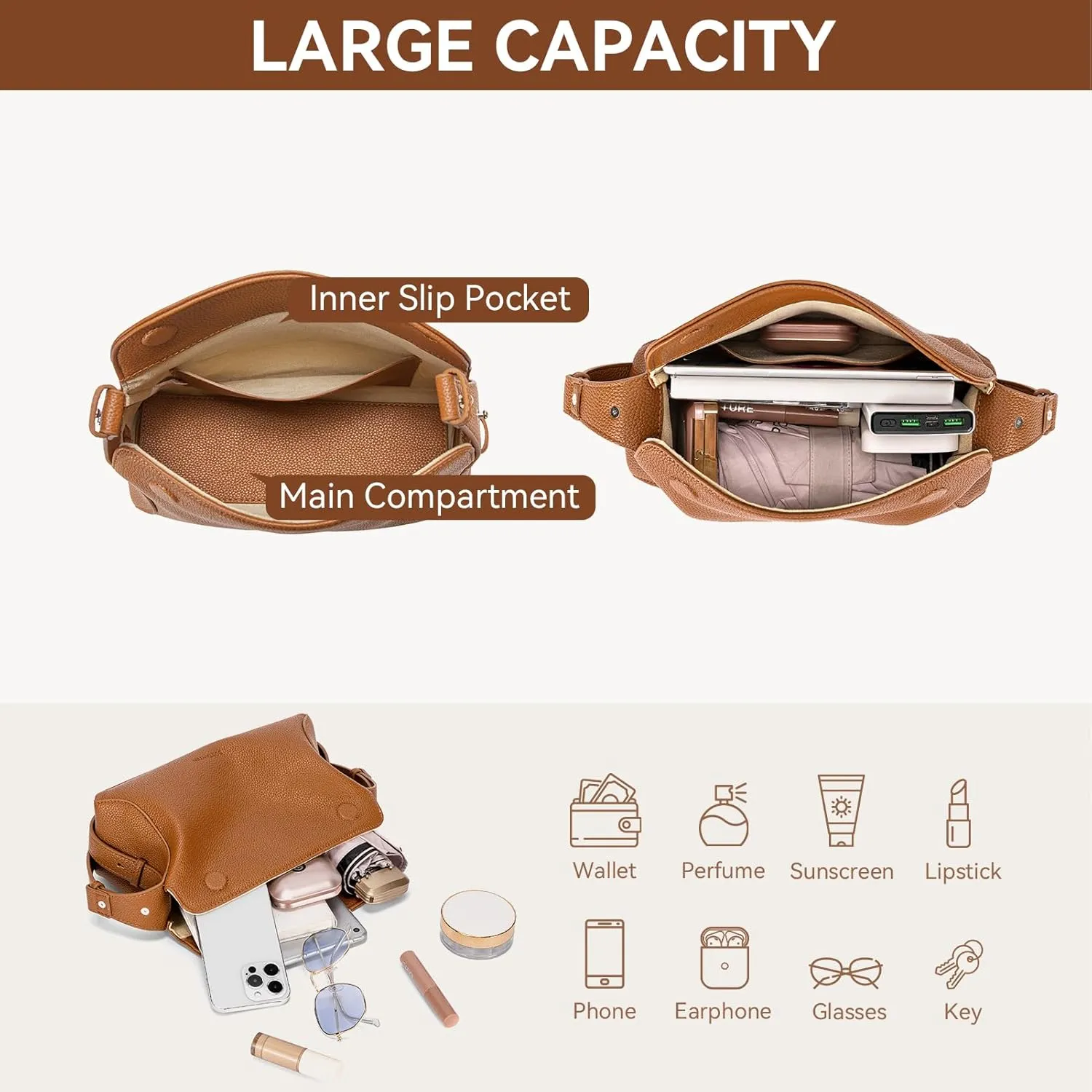BOSTANTEN Small Purses for Women Trendy Shoulder Bag Vegan Leather Designer Hobo Handbags