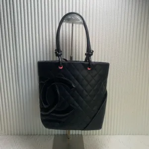 Chanel Quilted Black Tote Bag - Preloved