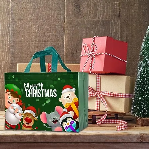 Christmas Tote Bags with Handles