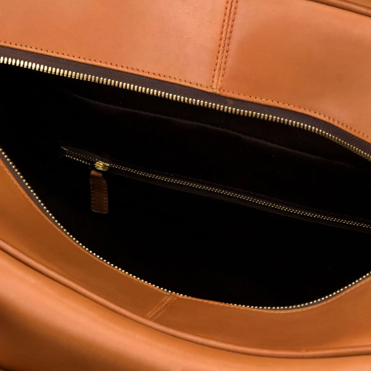 Custom Travel Sport Duffle Bag Leather Brown 2807