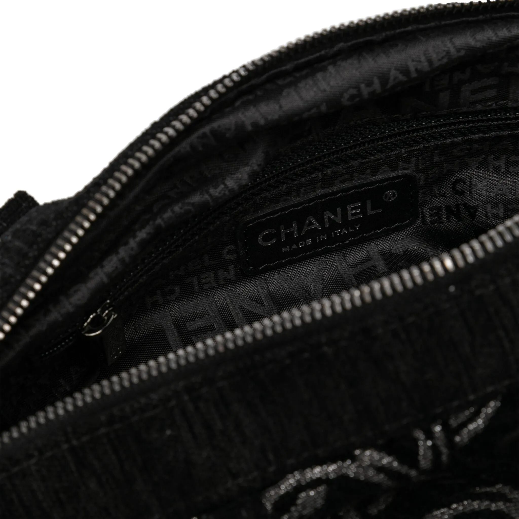 Denim Chain Bowler Bag