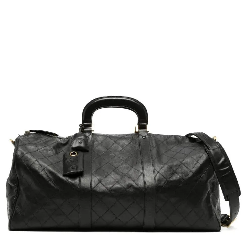 Diamond Quilted Boston Travel Bag 60