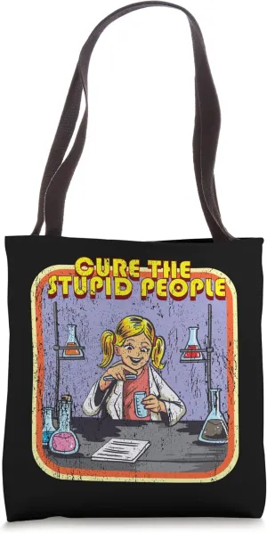 Doctor Funny Cure Vintage Retro Tote Bag