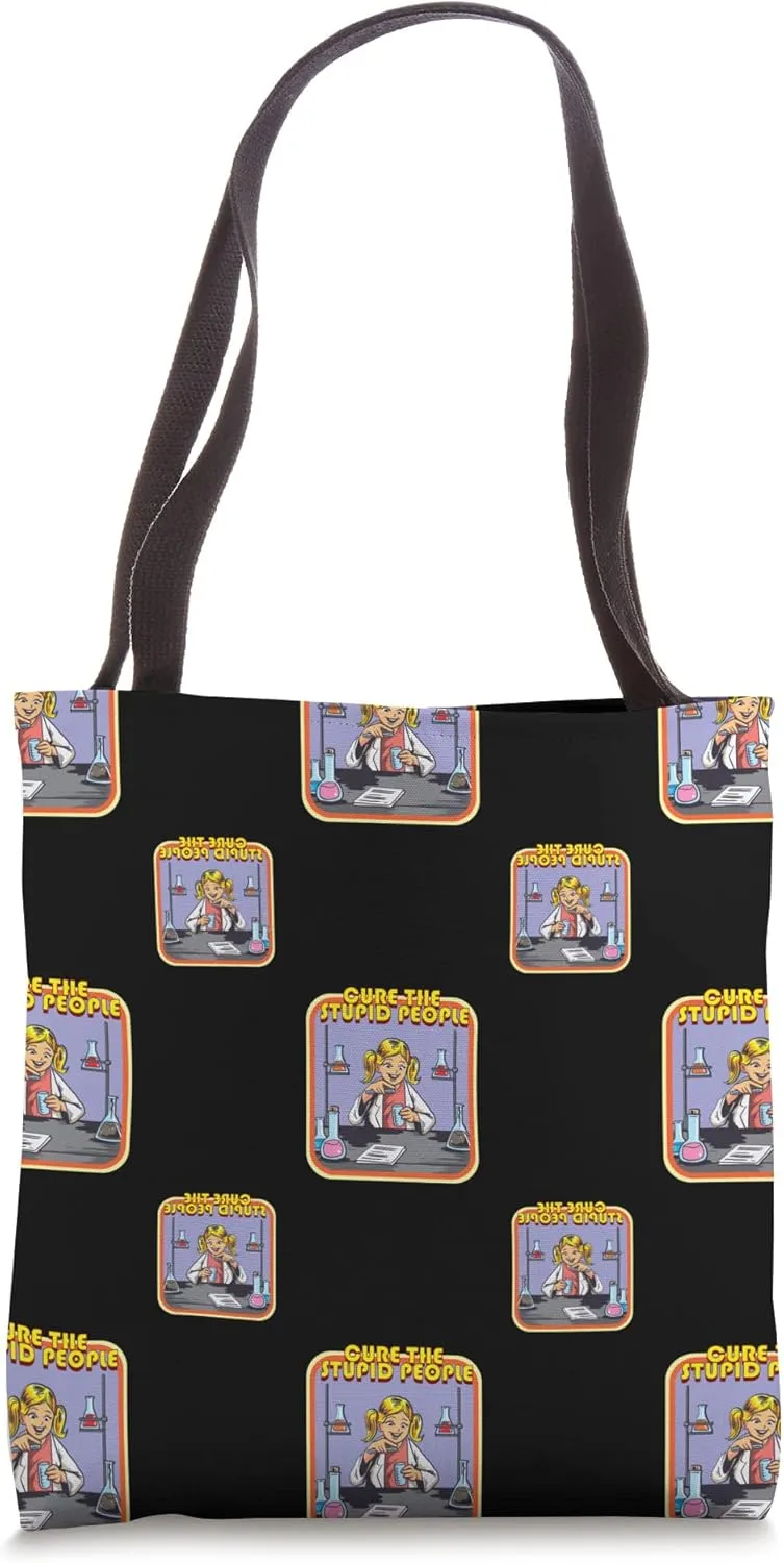 Doctor Funny Cure Vintage Retro Tote Bag