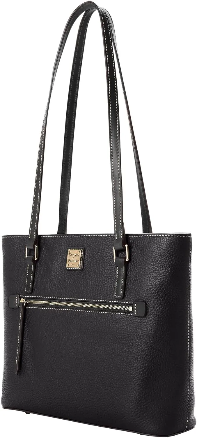 Dooney & Bourke Tote Bags for Women, Large Pebble Grain Leather Shopper Tote Bag with Zipper