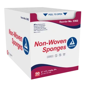 Dynarex - Non-Woven Sponge Sterile 2's 2"x 2" 4 Ply
