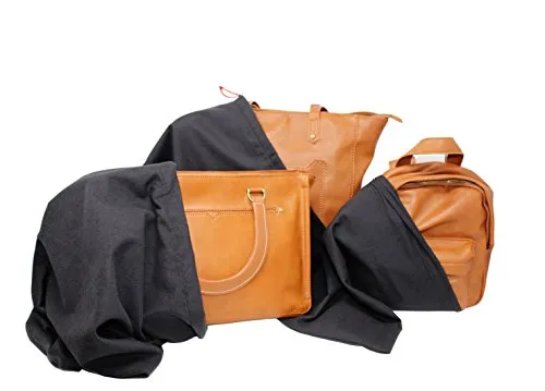 Earthwise Dust Bag Cover Handbags & Purses Black 100% Cotton Drawstring Made In The Usa 3 Sizes