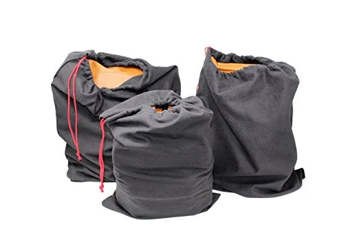 Earthwise Dust Bag Cover Handbags & Purses Black 100% Cotton Drawstring Made In The Usa 3 Sizes
