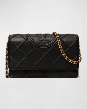 Fleming Woven Chain Wallet Shoulder Bag