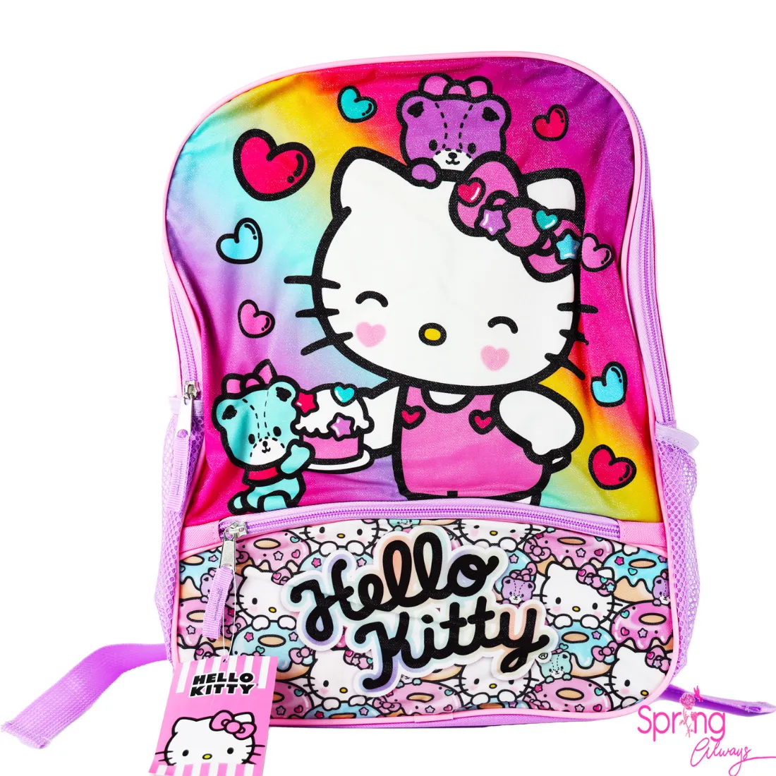 Hello Kitty Rainbow Hearts BackPack | Just for $29.99 | SPRING ALWAYS