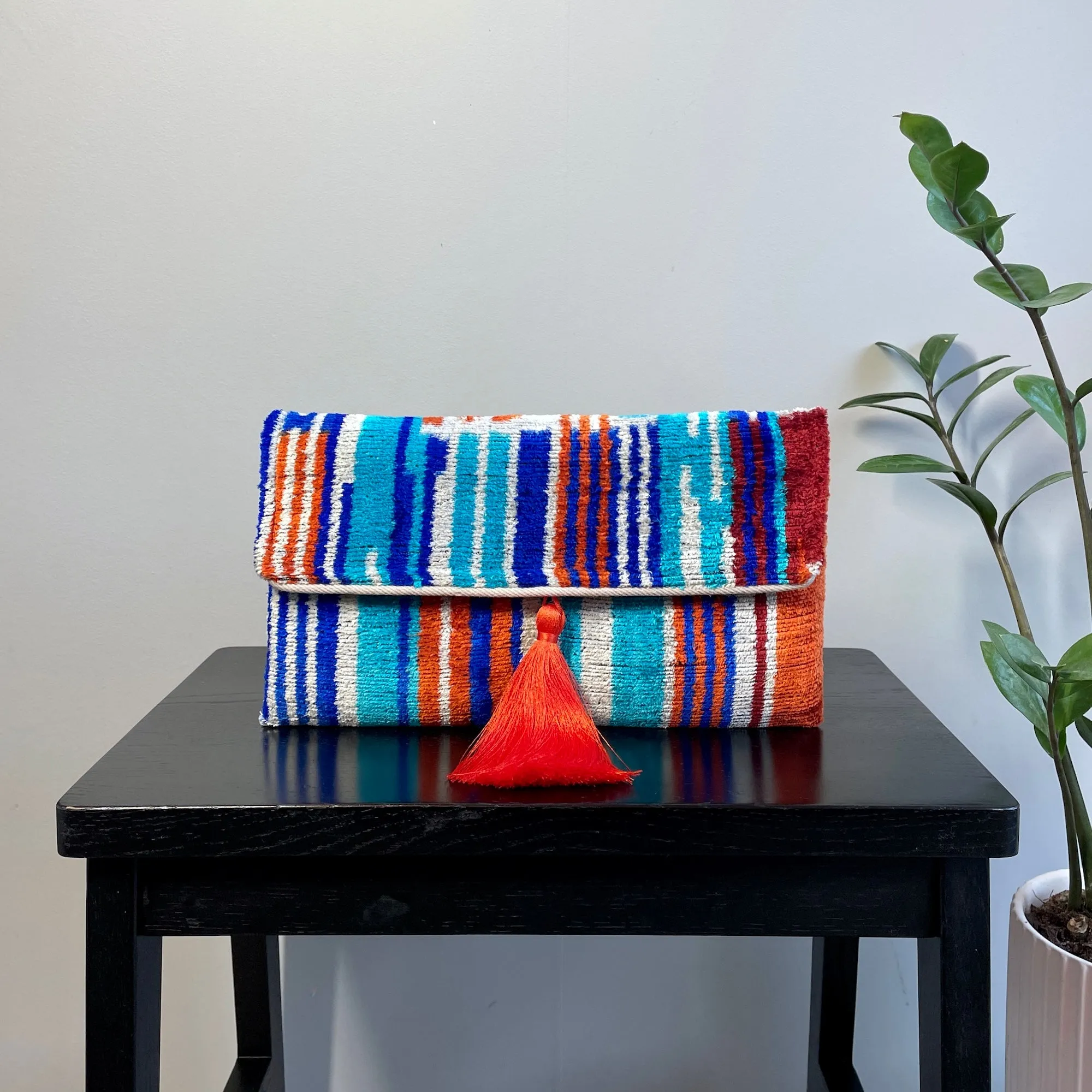 Ikat Clutch Bag Cannes