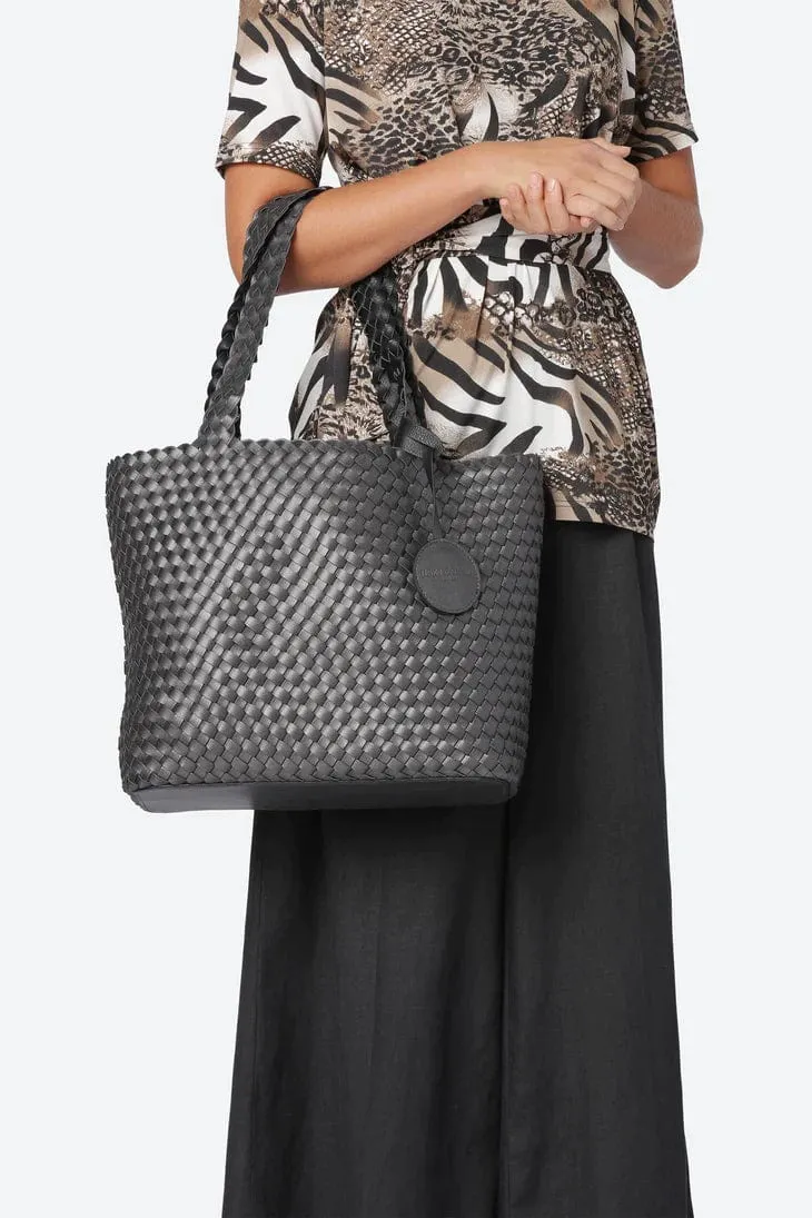 ILSE JASOBSEN Tote Bag Black/Gunmetal