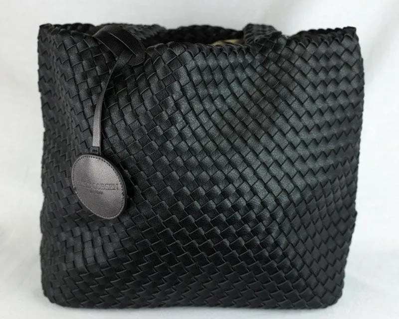 ILSE JASOBSEN Tote Bag Black/Gunmetal