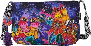 Laurel Burch Laurel's Garden Crossbody Bag (Laurel's Garden)