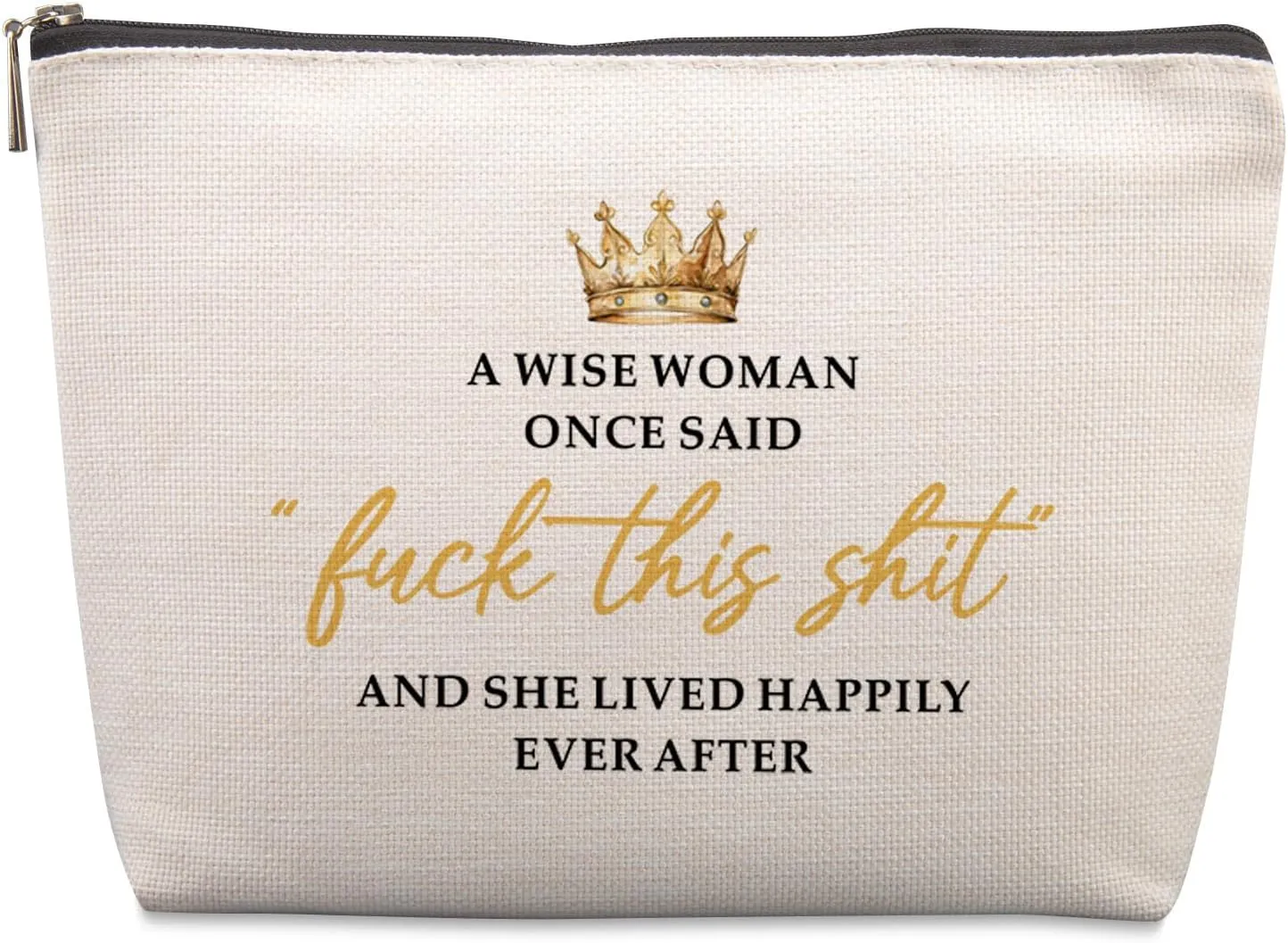 Lcoanrit Funny Cosmetic Bag, Birthday & Christmas Gifts for Women & Friends