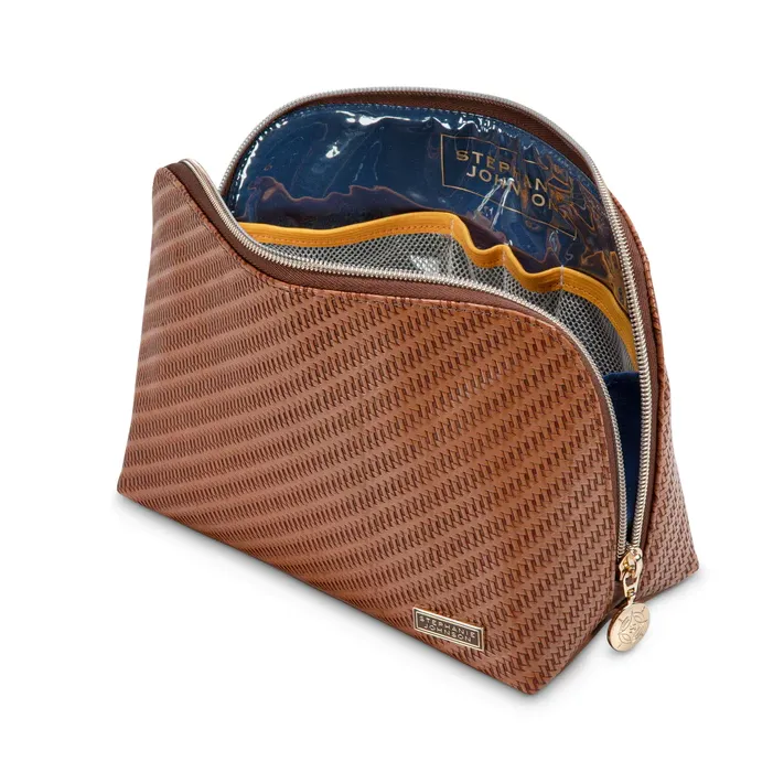 Lola Makeup Bag Rosewood Cognac