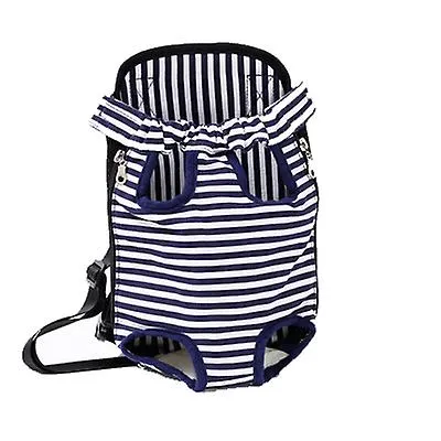 M 30*20cm green and white Outdoor portable pet bag, breathable Mesh backpack for cats and dogs AZ19612