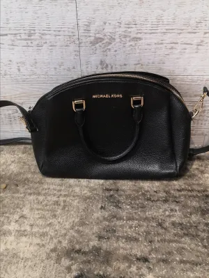 Michael Kors Black Leather Handbag
