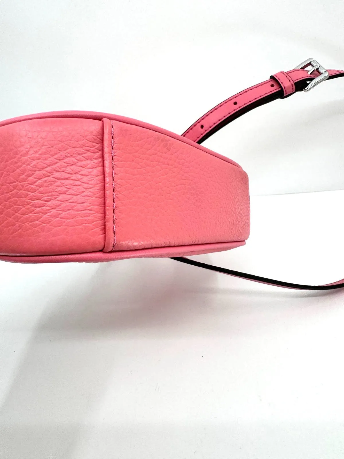 MICHAEL KORS CORA MINI PEBBELED LEATHER CROSSBODY POCHETTE