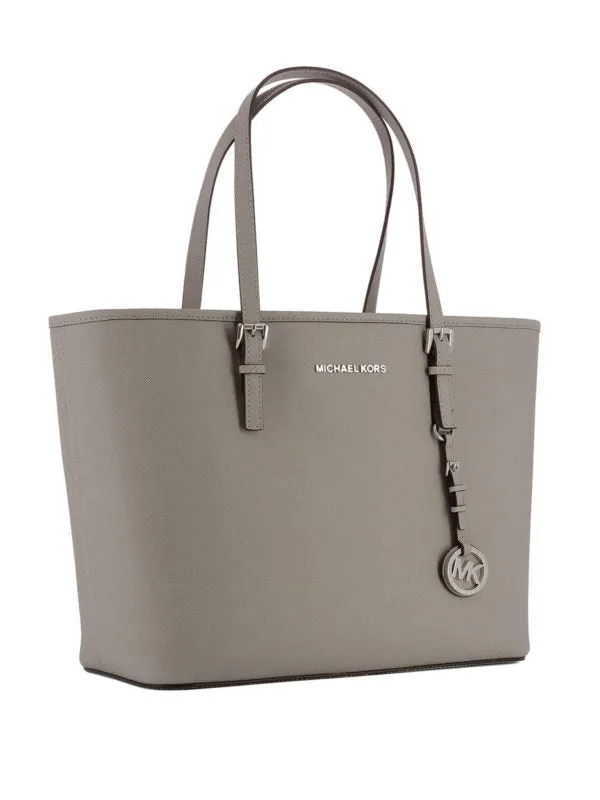 MICHAEL KORS JET SET SAFFIANO LEATHER TOTE BAG