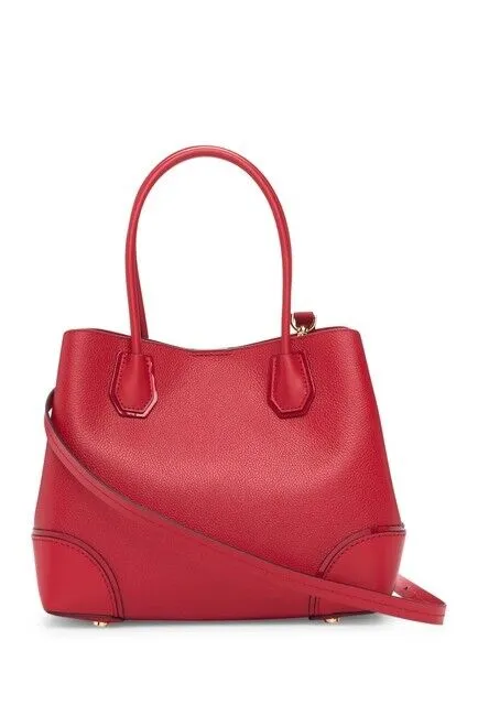 MICHAEL KORS MERCER GALLERY MEDIUM LEATHER TOTE BAG