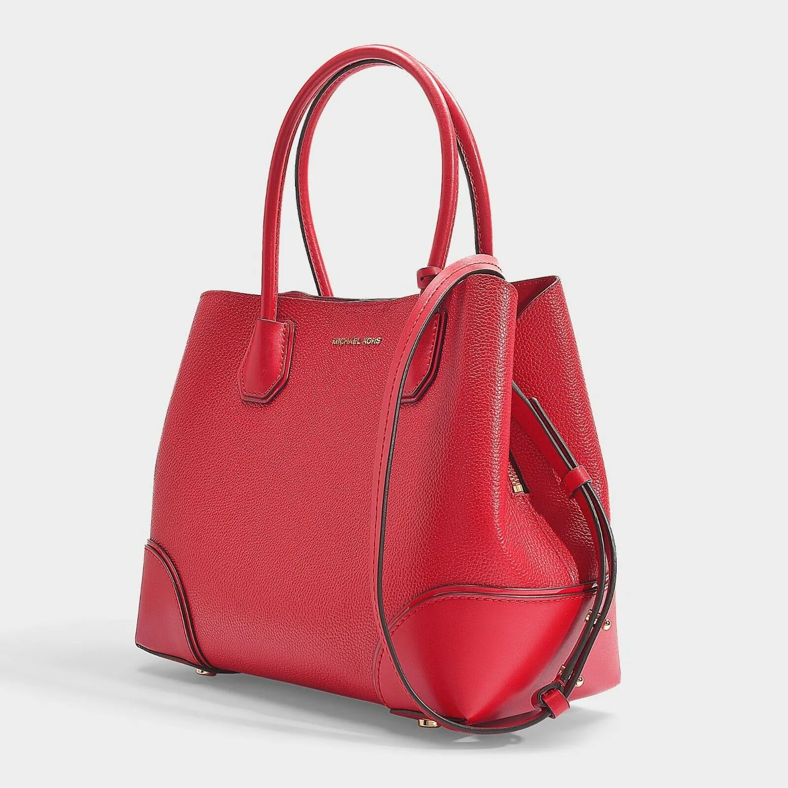 MICHAEL KORS MERCER GALLERY MEDIUM LEATHER TOTE BAG