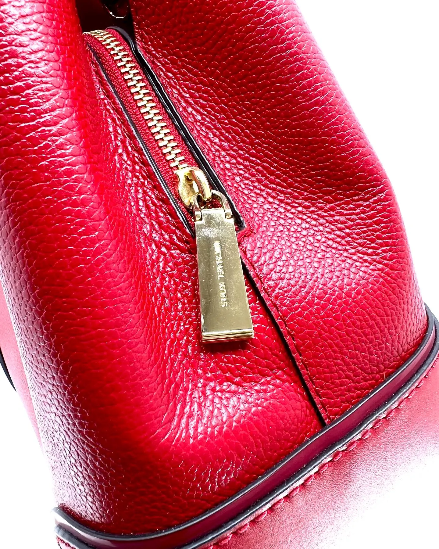MICHAEL KORS MERCER GALLERY MEDIUM LEATHER TOTE BAG