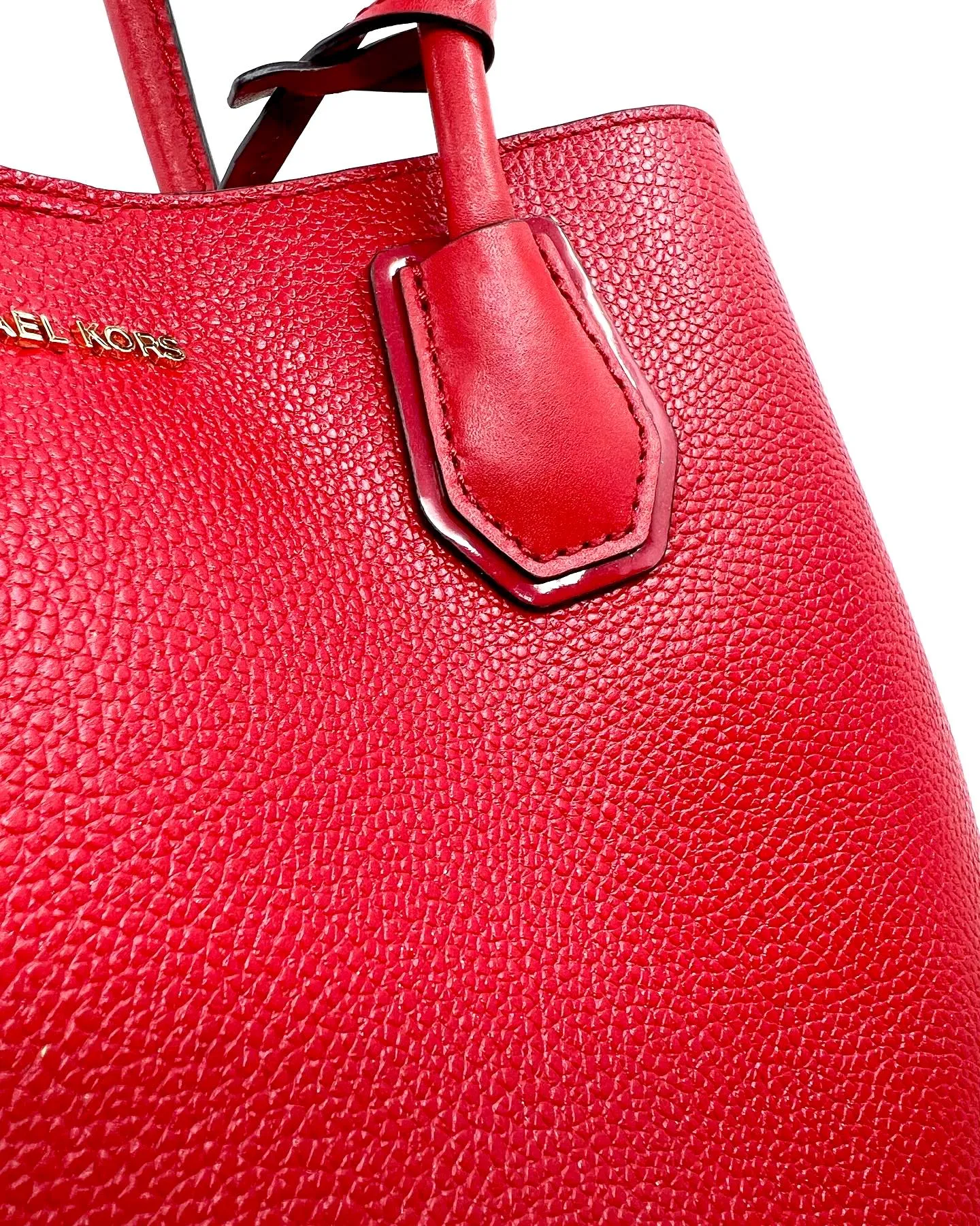 MICHAEL KORS MERCER GALLERY MEDIUM LEATHER TOTE BAG