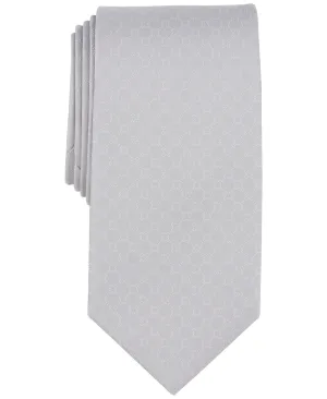Michael Kors Pearsall Dot Tie Silver One Size Necktie