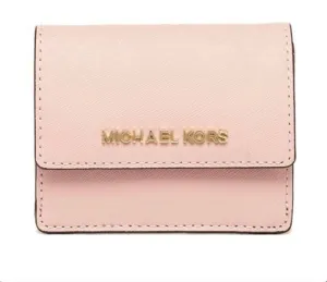 MICHAEL KORS SAFFIANO LEATHER CARD CASE WALLET