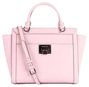 MICHAEL KORS TINA SAFFIANO LEATHER SATCHEL