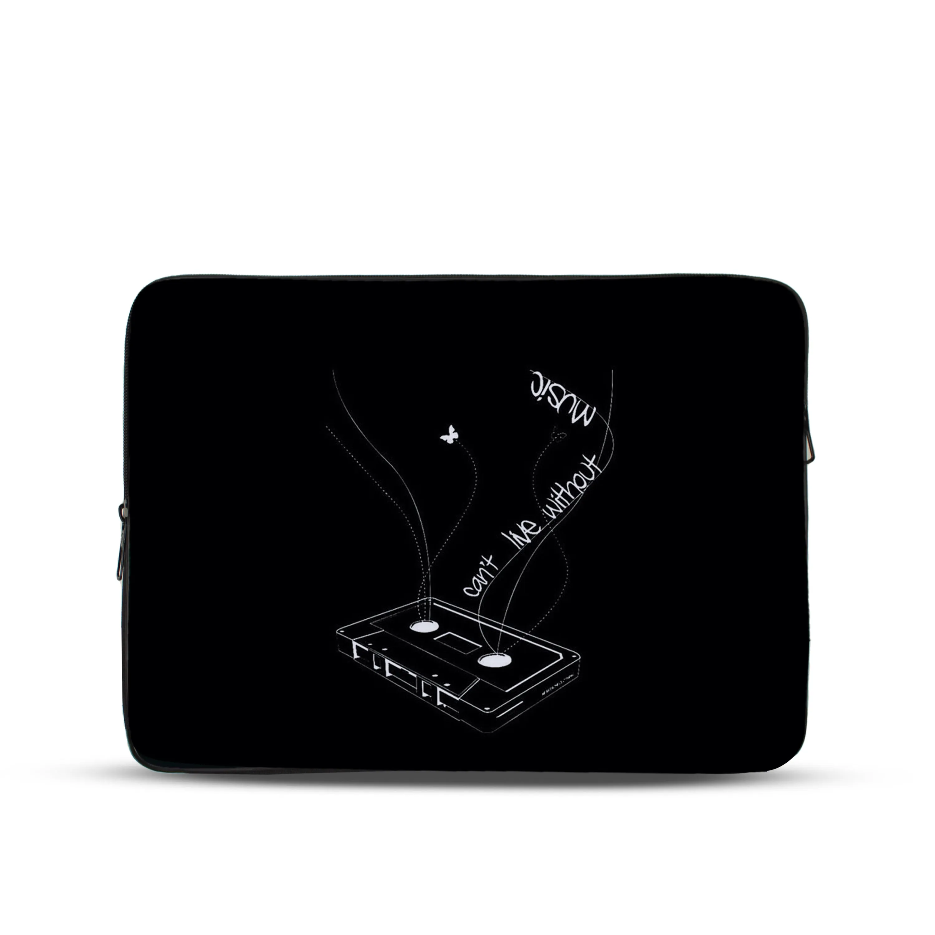 Music Double Side printed Laptop Sleeve with Vibrant Digital Prints – Protect Your Laptop in Style