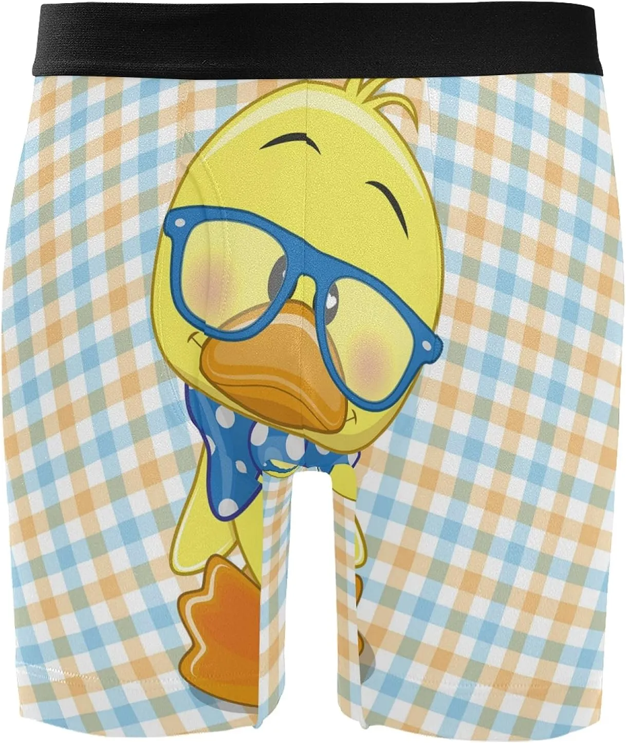 Oyihfvs Men's Novelty Boxer Briefs Long Breathable Underwear Stretchy Underpants Shorts S-XL