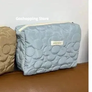 Quilted Cotton Ladies Travel Storage Bag Retro Cherry Design