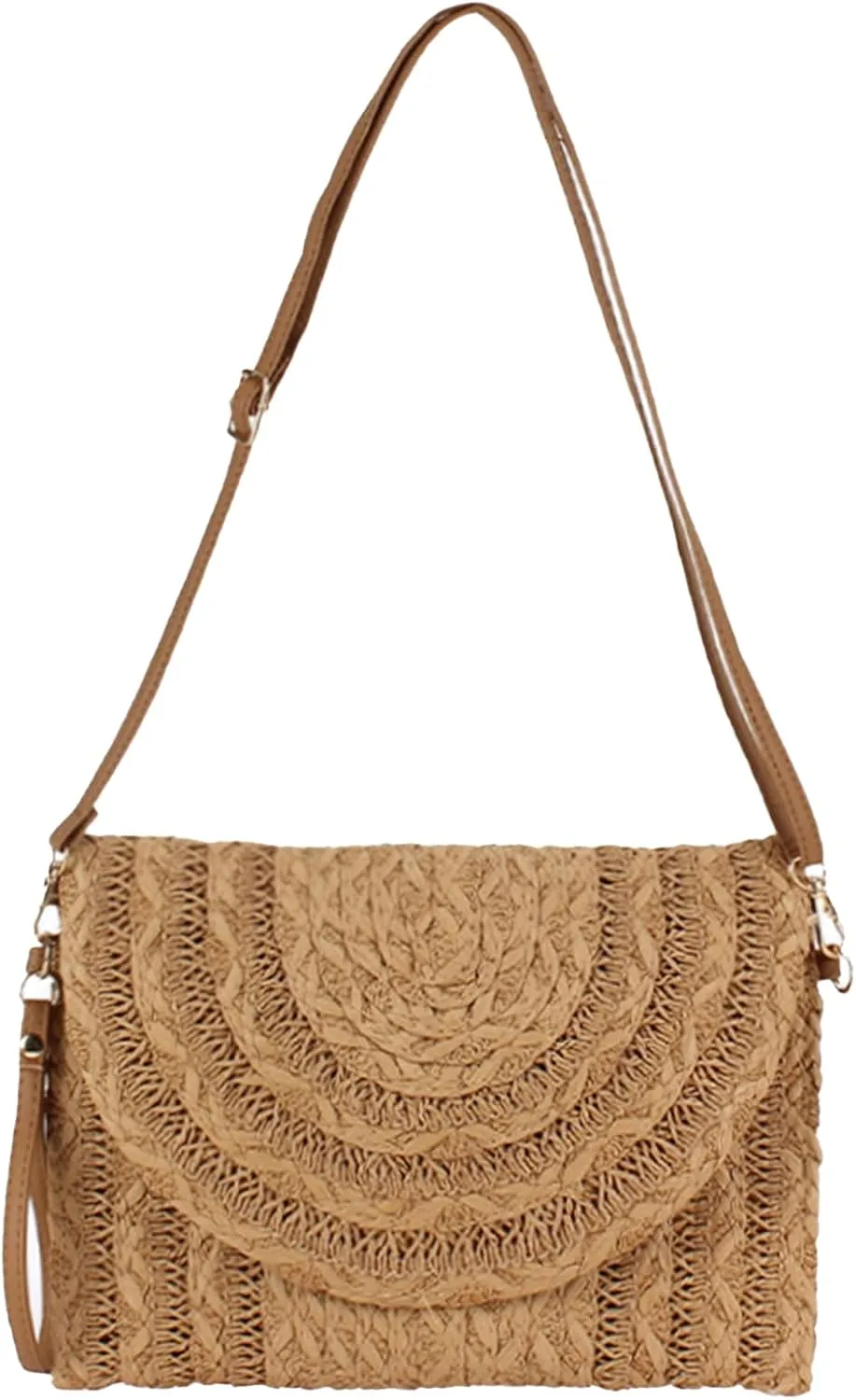 Small Summer Beach Bags Straw Beach Bag Woven Purse Cute Womens Handbag Shoulder Purse Straw Clutch Purses