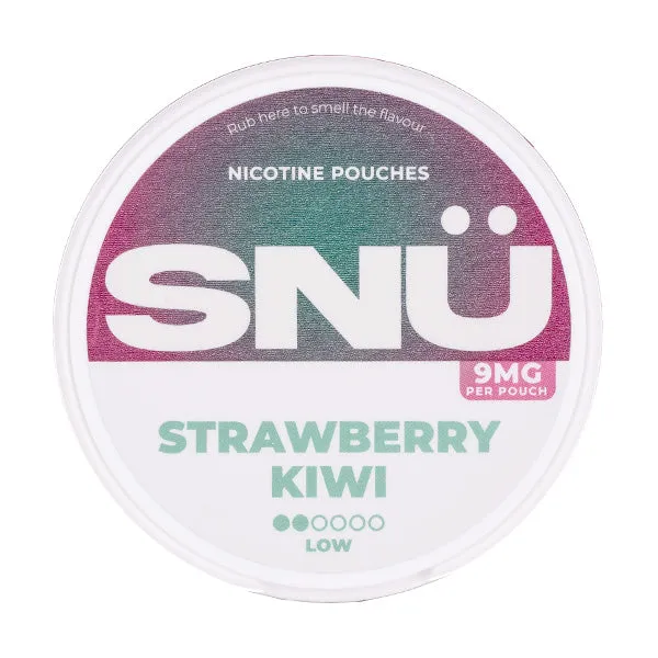 Strawberry Kiwi Nicotine Pouches by SNÜ