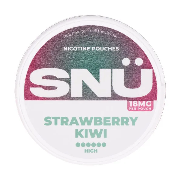 Strawberry Kiwi Nicotine Pouches by SNÜ