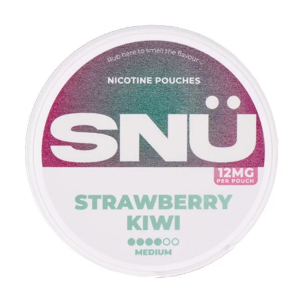 Strawberry Kiwi Nicotine Pouches by SNÜ